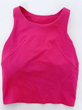 Lululemon Align Tank Pink Size 2 Built-In Bra Cropped Yoga Top Like New